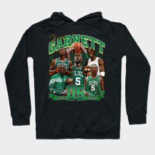 Kevin Garnett The Big Ticket Basketball Signature Vintage Retro 80s 90s Bootleg Rap Style Hoodie